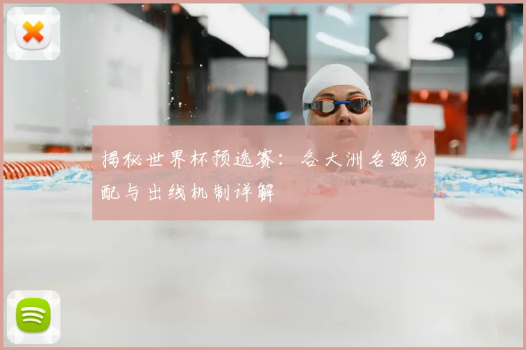 揭秘世界杯预选赛：各大洲名额分配与出线机制详解